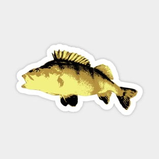 Perch brown-black design Magnet