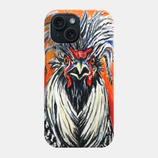 Fiery Polish Rooster, Roody Phone Case