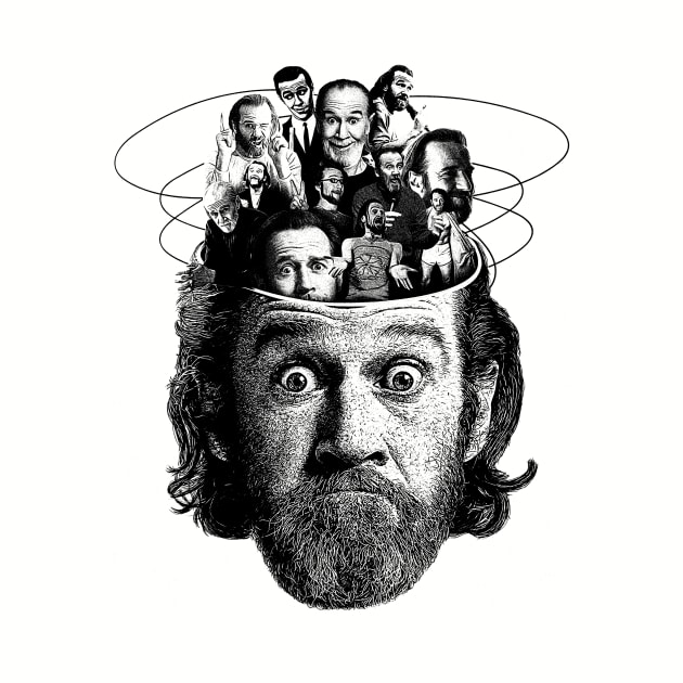 george carlin by fellfreestuffstudio