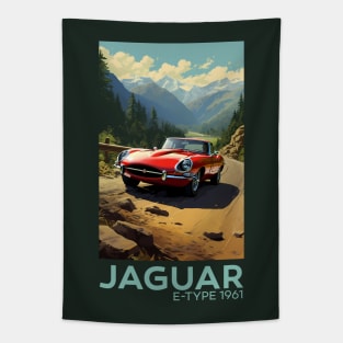 Jaguar E-Type Series 1 Tapestry