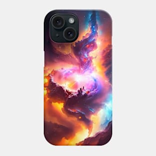 Cosmic Whirlwind: Enchanted Chaos Phone Case