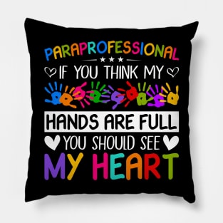 Paraprofessional Special Education Teacher Paraeducator Pillow