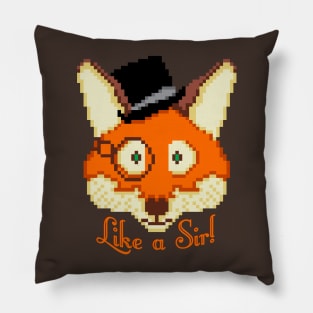 Like a Sir - Pixel Fox! Pillow