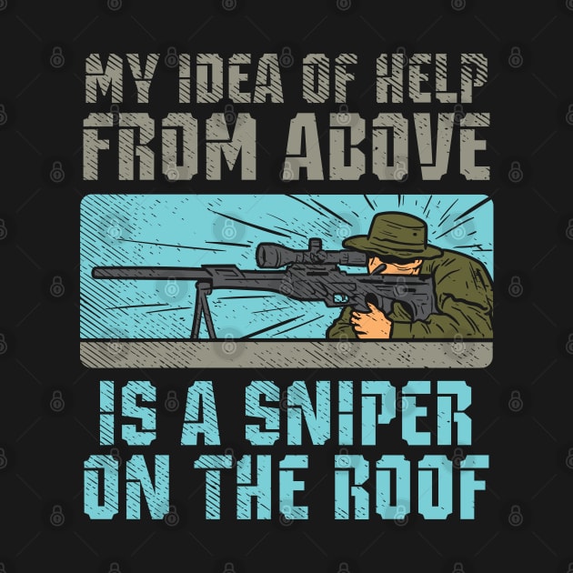 GUN LOVER: Sniper On The Roof by woormle