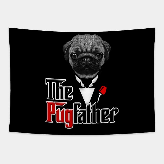 PUGFATHER Tapestry by Yeldar