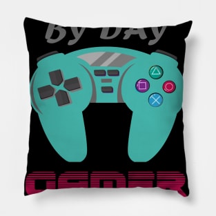 Vegan by day Gamer by night Pillow