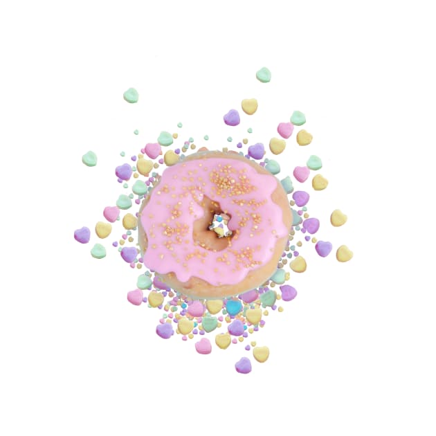 Sparkling Pink Donut by CatAstropheBoxes