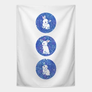 Unicorn Bunnies Tapestry