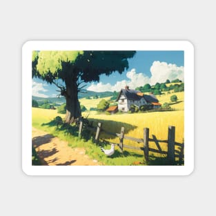 Farmhouse - Postcard Series Magnet