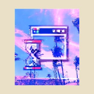 Vaporwave Palms Loading.... T-Shirt