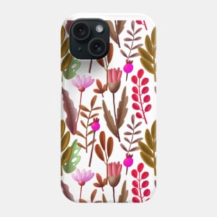 Breeze Flower Pattern Phone Case