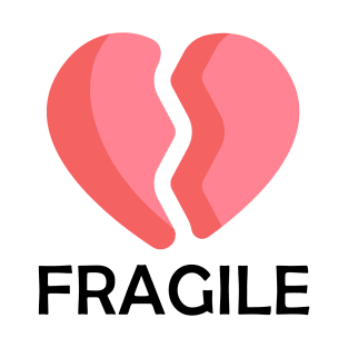 Fragile Heart 3D – Black T-Shirt