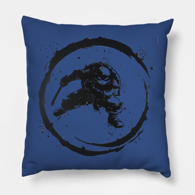 leonardo Pillow by Ninja banana