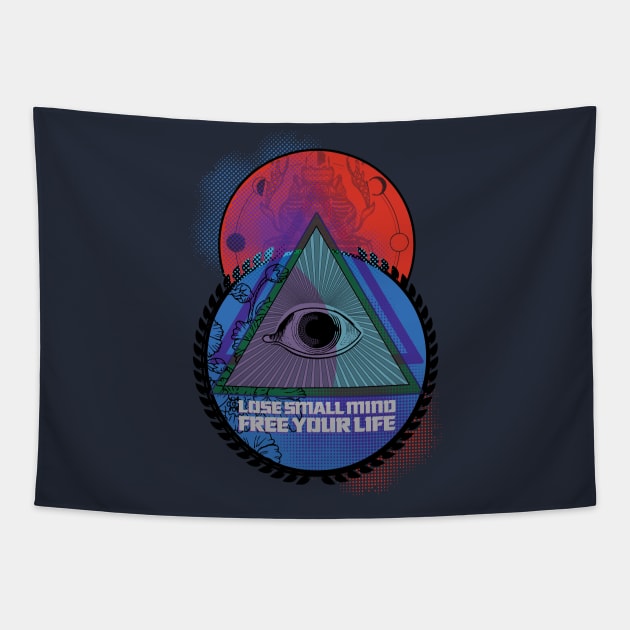 Mystical Eclipse Tapestry by RepubliRock