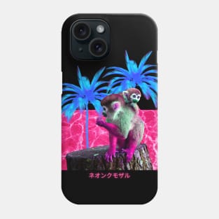 Spider Monkey Vaporwave Aesthetic Phone Case