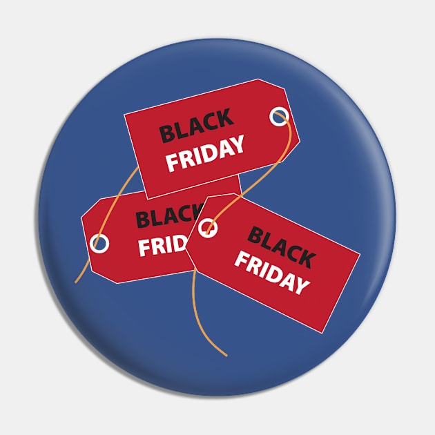 Black Friday Pin by dddesign