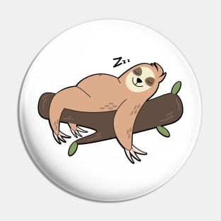 cute sloth Pin