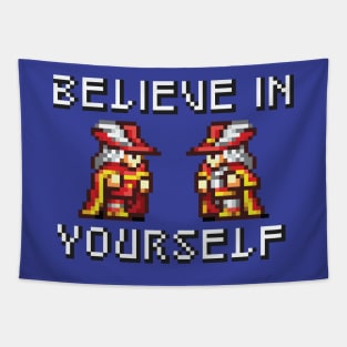 Believe In Yourself Red Mage Red Wizard Version Tapestry