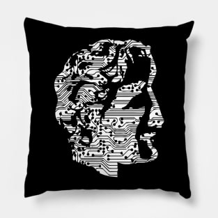 Cyberman-The Man of the Future Pillow