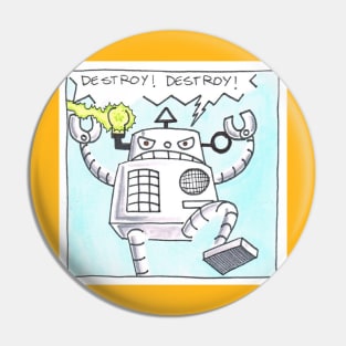 Killer Robot Pin