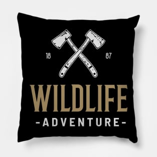 WILDLIFE  ADVENTURE AXES Pillow