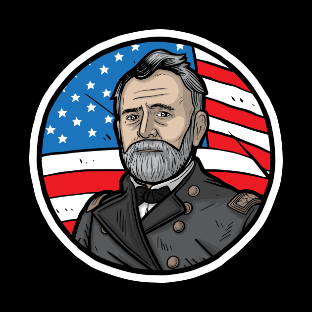 Ulysses S. Grant by Baddest Shirt Co.