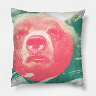 Bangladesh Flag & Bear - Bangladeshi Pride Design Pillow