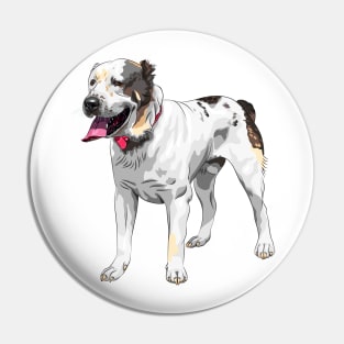 Central Asian Shepherd Dog Pin