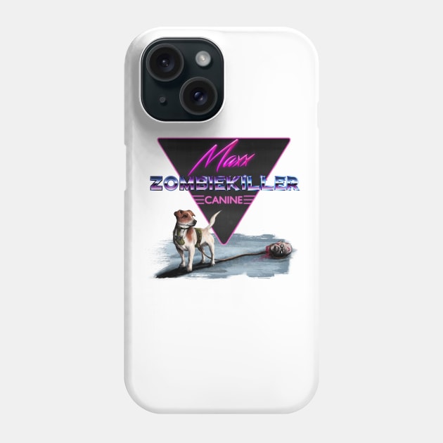 Maxx the zombie killer Phone Case by mattskilton