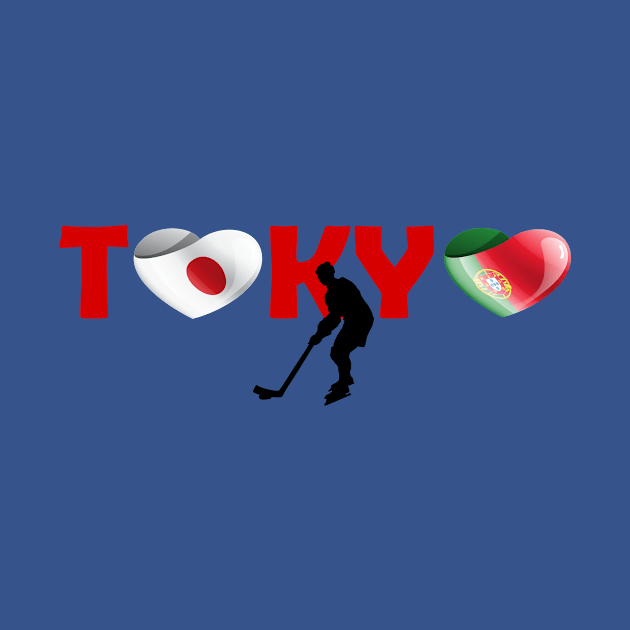 Sports games in Tokyo: Hockey team from Portugal (PT) by ArtDesignDE