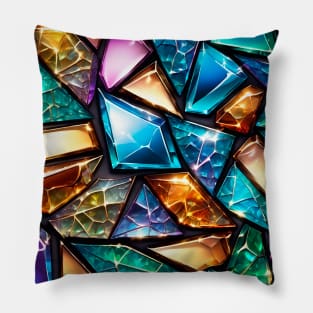 Translucent and mosaic colored glazed Pillow