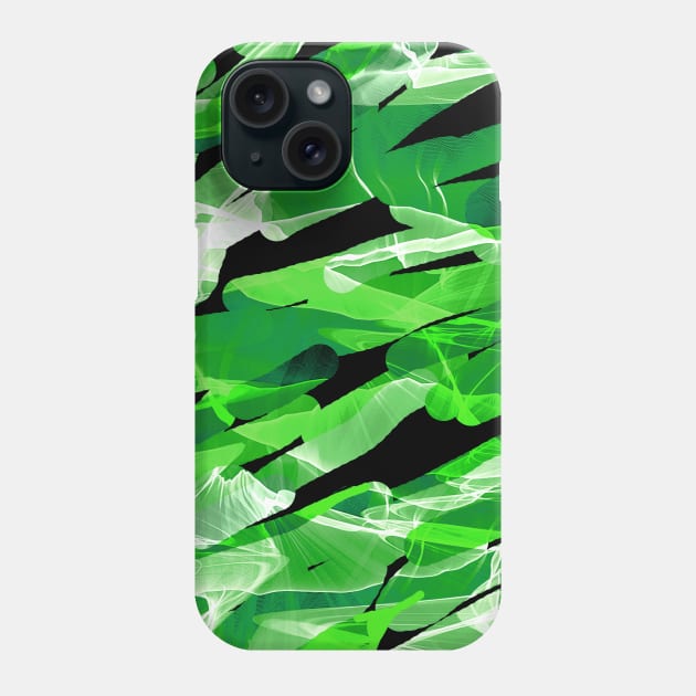 Leaf Green Tropical Abstracts Phone Case by jen28