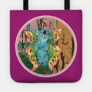 Cute Forest Chihuahua Butterfly Woodsy Creature Tote