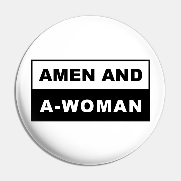Amen and Awoman Pin by powniels