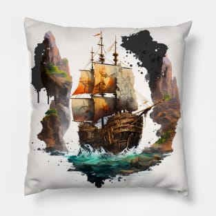 Pirate Ship - the goonies Pillow