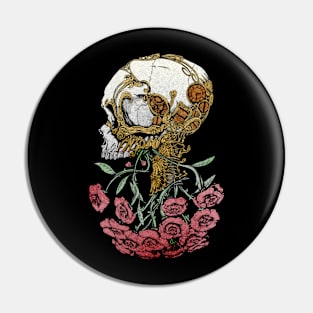 Skull Bloom Pin