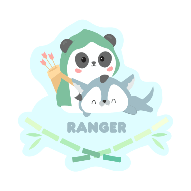 Ranger Kawaii Panda by FlutesLoot