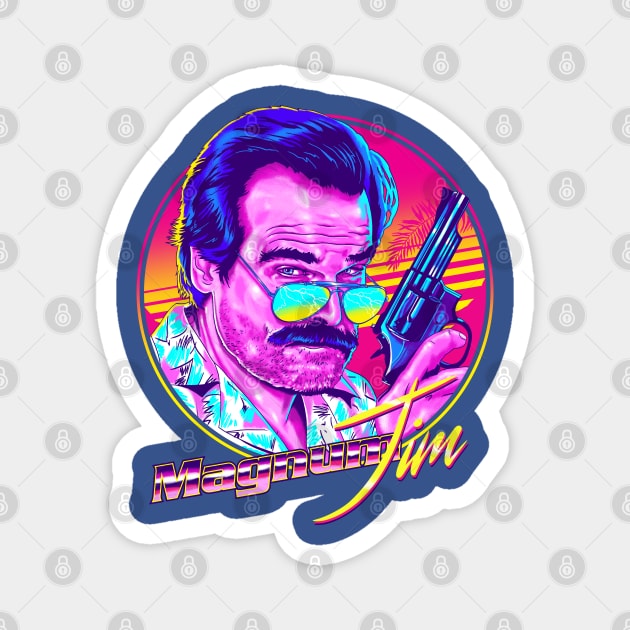 Magnum Jim Magnet by zerobriant