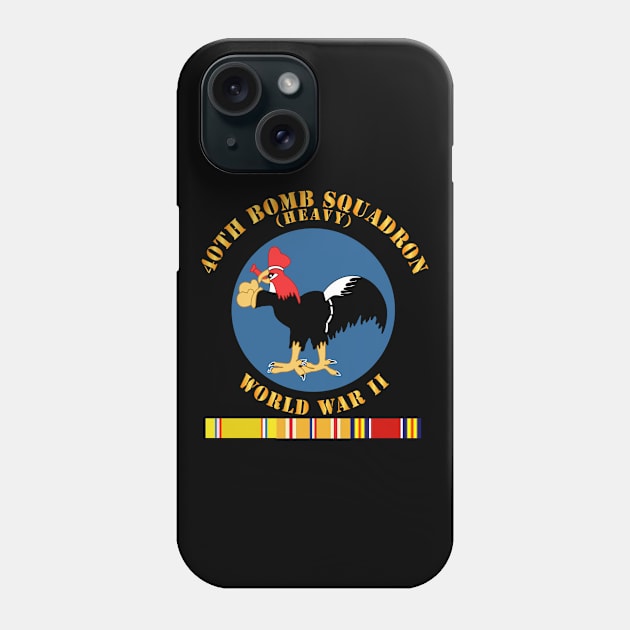 AAC - 40th Bomb Squadron - WWII w PAC SVC Phone Case by twix123844