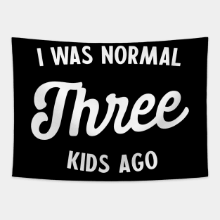 Normal Three Kids Ago Tapestry