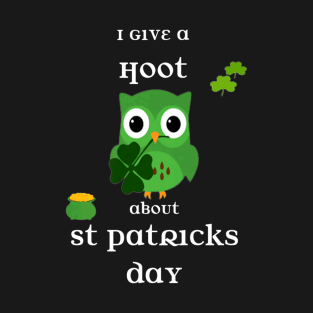 St Patddys Day Owls T-Shirt