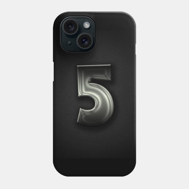 Number 5 Phone Case by Spinkly