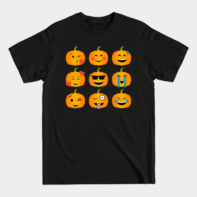 Discover Halloween Funny Pumpkin Emoji - Halloween - T-Shirt