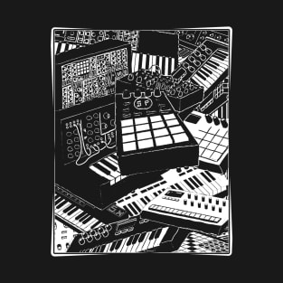 Synthesizer Art for Electronic Musician T-Shirt