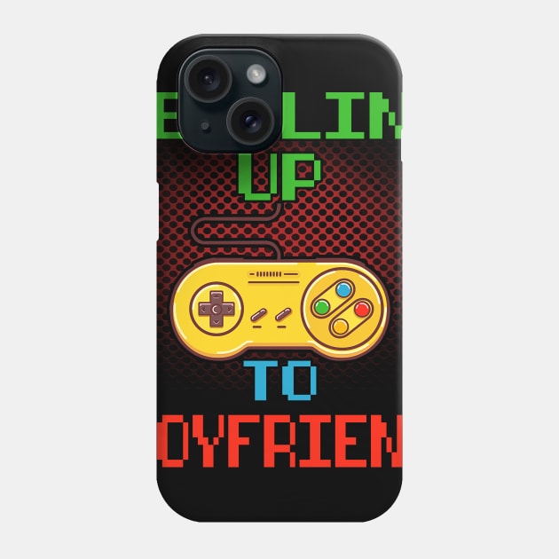 Promoted To Boyfriend T-Shirt Unlocked Gamer Leveling Up Phone Case by wcfrance4