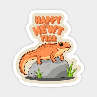 Happy Newt Year Magnet