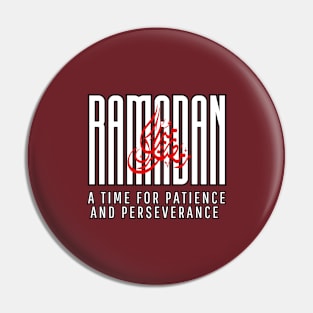 Ramadan , A time for Patience , inspirational quote Pin