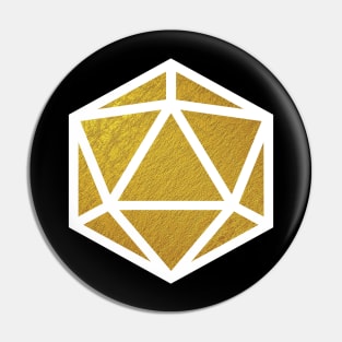 D20 Decal Badge - Coinage Pin