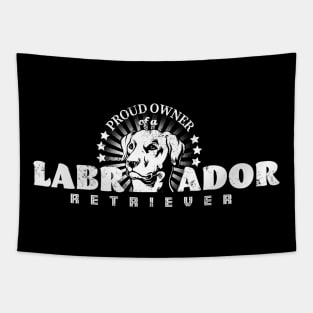 Labrador Retriever Minimalistic Design Tapestry