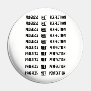 Progress Not Perfection - motivational quotes Pin